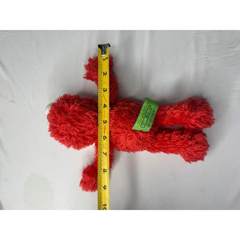 Gund Sesame Street Happy Birthday Elmo Plush Red Shaggy Toy 2012 319969 10 inch